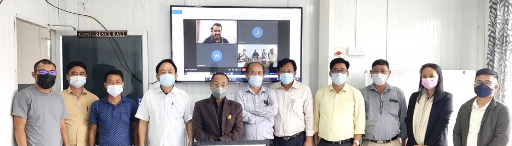 Dr Neikhrielie Khimiao, Principal Director, Directorate of Health & Family Welfare with officials of the Directorate, NHM, NSACS and NHP. (Photo Courtesy: NHP)