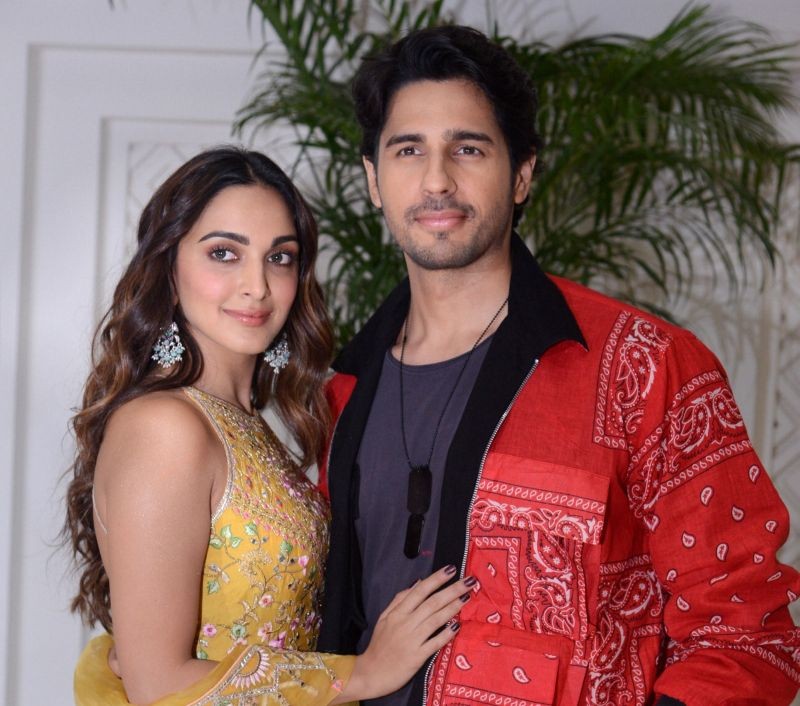 New Delhi: Bollywood actors Siddharth Malhotra & Kiara Adavani during a movie promotion, in New Delhi, Sunday, Aug 8, 2021. (PTI Photo)