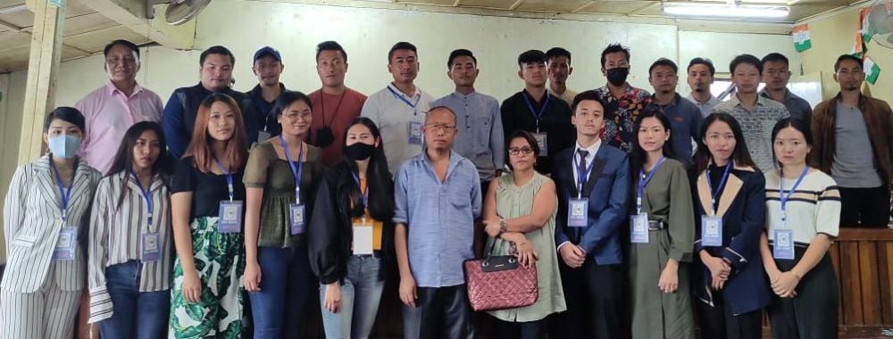 New team of NSUI Kohima district with others.