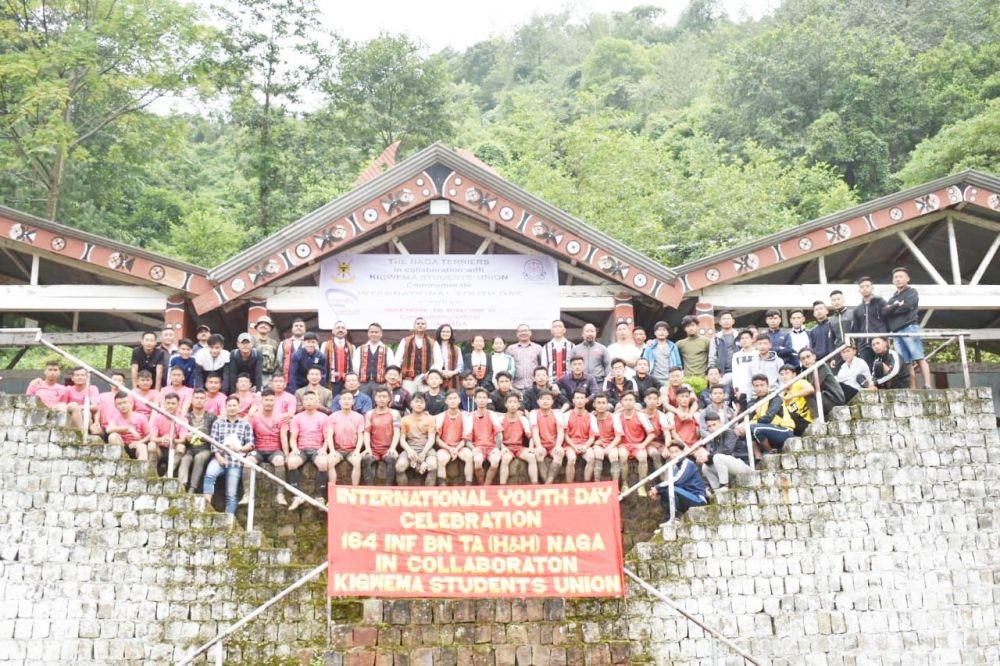 Naga Terriers in collaboration with Kigwema Students Union commemorated International Youth Day by organizing a friendly football match at Kigwema Ground on August 12.