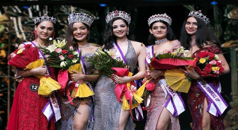 Zoya Afroz, from Mumbai crowned as the Miss India International 2021.(photo:IANSLIFE)