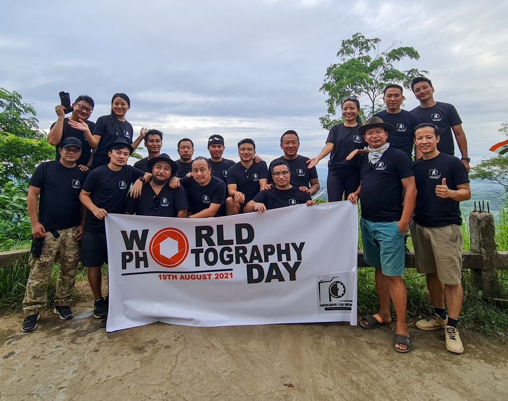 The Photography Club Dimapur on account of World Photography Day organised a trek to Chumu Peak- Viewpoint and conducted a cleanliness drive around the area on August 19. (Photo Courtesy: Photography Club Dimapur)
