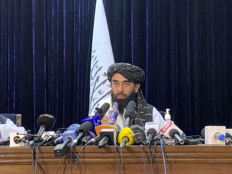 Taliban spokesman Zabihullah Mujahid speaks at at his first news conference in Kabul, Afghanistan on August 17, 2021. For years, Mujahid had been a shadowy figure issuing statements on behalf of the militants. On Tuesday he said the insurgents sought no revenge and that "everyone is forgiven." ( AP/PTI Photo)