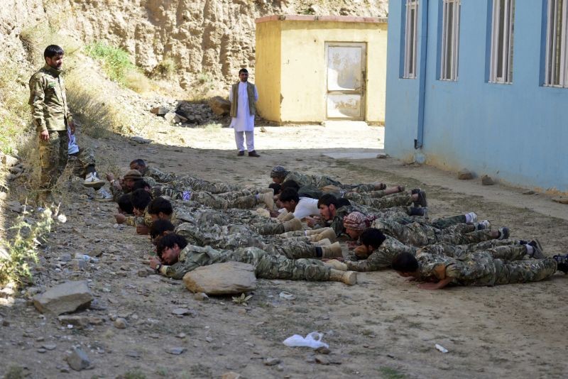 Militiamen loyal to Ahmad Massoud, son of the late Ahmad Shah Massoud, take part in a training exercise, in Panjshir province, northeastern Afghanistan on August 29, 2021. The Panjshir Valley is the last region not under Taliban control following their stunning blitz across Afghanistan. Local fighters held off the Soviets in the 1980s and the Taliban a decade later under the leadership of Ahmad Shah Massoud, a guerrilla fighter who attained near-mythic status before he was killed in a suicide bombing in 2001. (AP/PTI Photo)