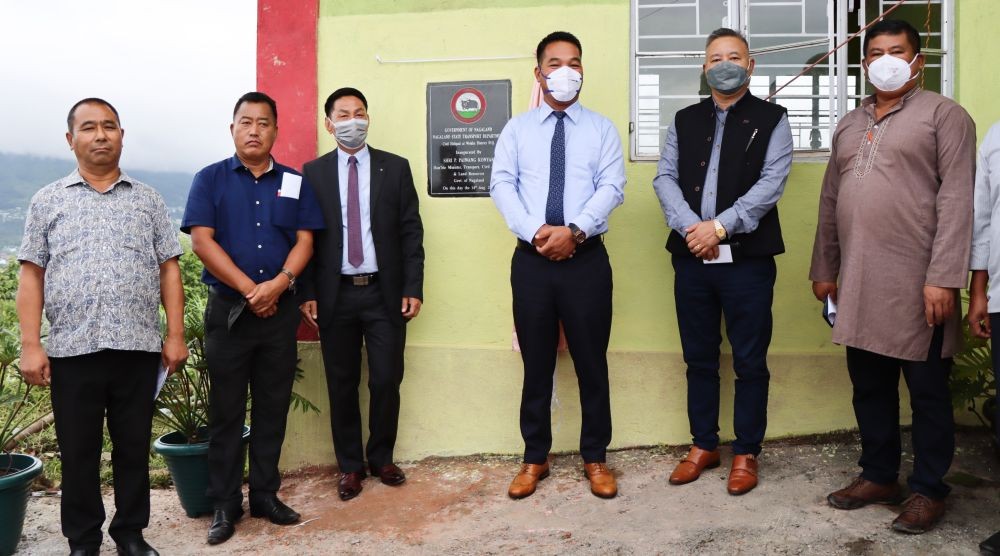 À civil helipad at Wokha was inaugurated on August 14 by Minister for Transport, Civil Aviation and Land Resources, P Paiwang Konyak. (DIPR Photo)