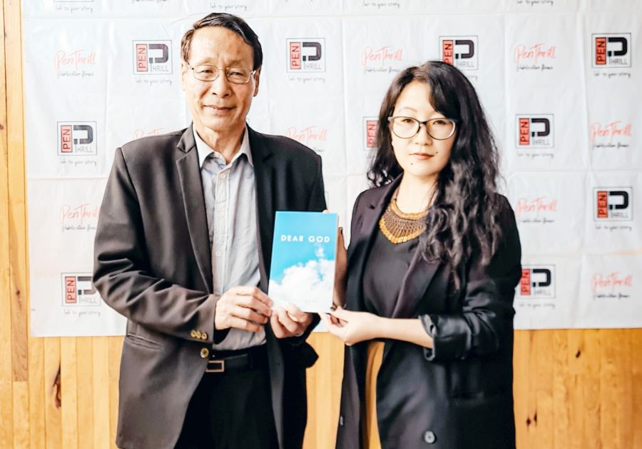 ‘Dear God’, a collection of 58 poems by Neitele Mero was formally released by Rev Dr Neingupe Chiero, Senior Pastor, PTBC at Pfütsero on August 6.
