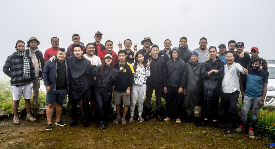 Nagaland Adventures Club organized a ‘Weekend Getaway’ to Mt Kapamodzu, Glory Peak under Phek district, Chida Lake bordering with Nagaland and Manipur in the ancestral Khezhakeno village on August 22. (Photo Courtesy: NAC)