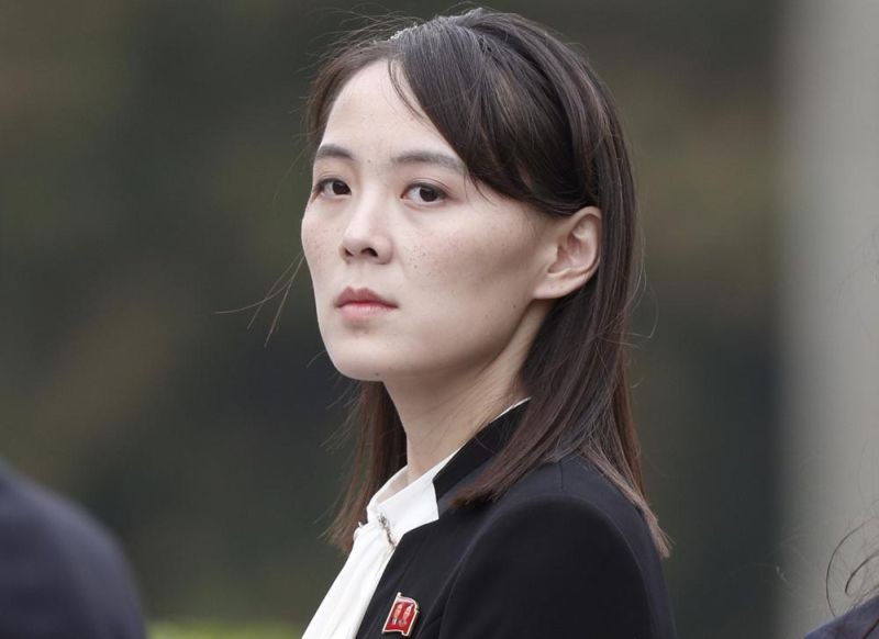In this March 2, 2019, file photo, Kim Yo Jong, sister of North Korea's leader Kim Jong Un attends a wreath-laying ceremony at Ho Chi Minh Mausoleum in Hanoi, Vietnam. The powerful sister of North Korean leader Kim ripped South Korea for proceeding with military exercises with the United States she claimed are an invasion rehearsal and warned that the North will speed up its efforts to strengthen its pre-emptive strike capabilities. (AP File Photo )