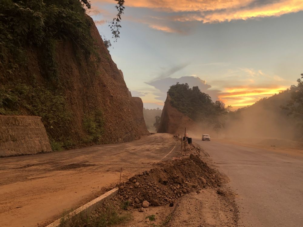 Another such finished ‘cut’ is seen between Medziphema and Nagaland Police Check Post in these photos taken September 24. (Morung Photo)