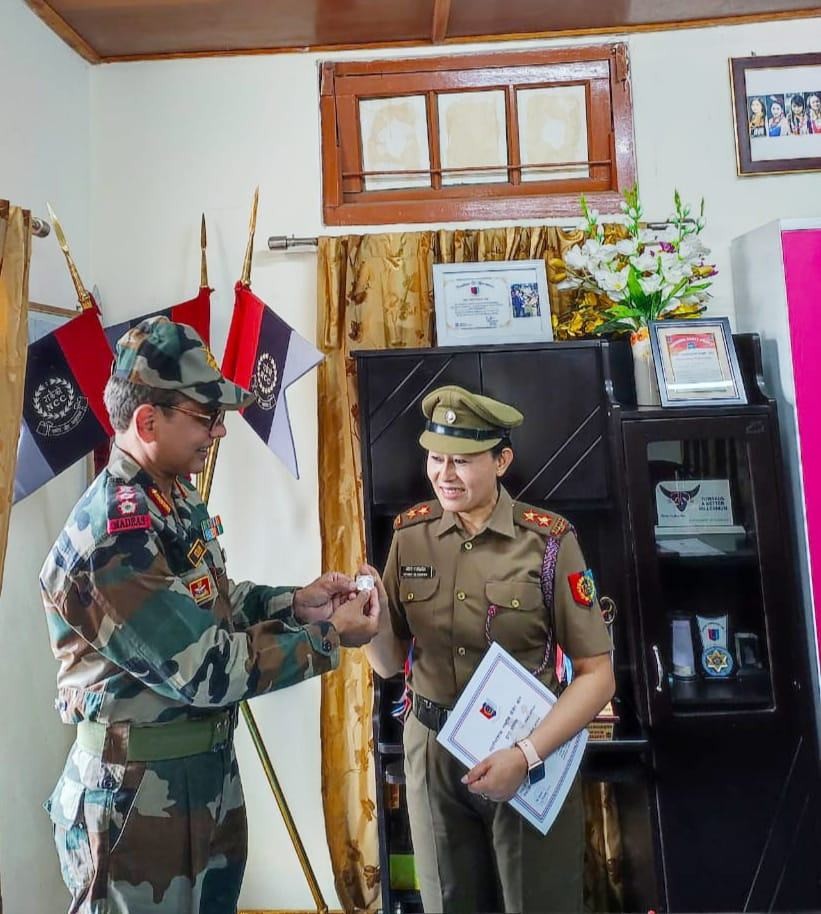 Don Bosco Higher Secondary School (DBHSS), Kohima ANO Basuro Elizabeth has been awarded the DG NCC Commendation card on September 9. “This is a prestigious award which is given to the chosen few for their hard work, dedication and positive contribution to the NCC which happens to be the world's largest youth organisation,” the school stated in a press release. (Photo Courtesy: DBHSS Kohima)