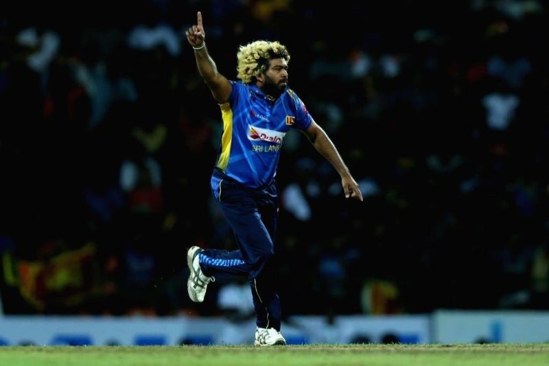 Sri Lanka's Lasith Malinga celebrates fall of a wicket during the 3rd T20I between Sri Lanka and New Zealand at Pallekele International Cricket Stadium in Kandy, Sri Lanka on September 6, 2019. (IANS File Photo)