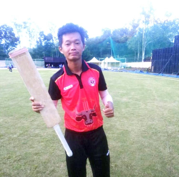 Half century knock for Thejasilie Savino on debut at BCCI U-19 match.