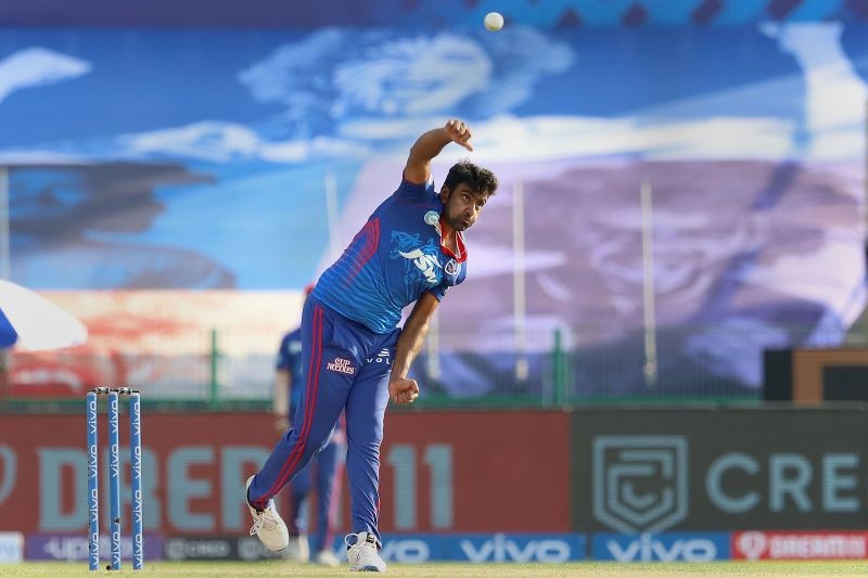 Abu Dhabi: Ravichandran Ashwin of Delhi Capitals bowls during match 36 of the Indian Premier League between the Delhi Capitals and the Rajasthan Royals, at the Sheikh Zayed Stadium, Abu Dhabi in the United Arab Emirates, Saturday, Sept. 25, 2021. (Sportzpics for IPL/PTI Photo)