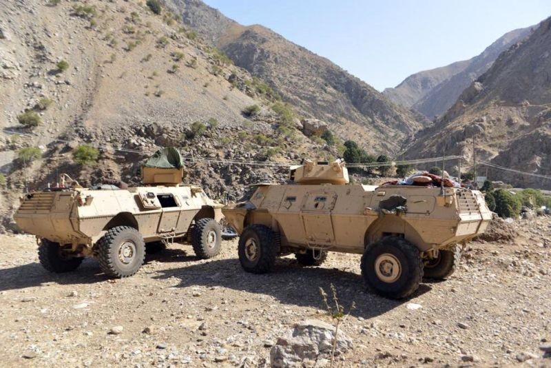 In this Aug. 25, 2021, file photo, armored vehicles are seen in Panjshir Valley, north of Kabul, Afghanistan. The Taliban said on September 6, 2021, they have taken control of Panjshir province north of Kabul, the Afghan capital. The province was the last holdout of anti-Taliban forces in the country and the only province the Taliban had not seized during their sweep last month. (AP File Photo)