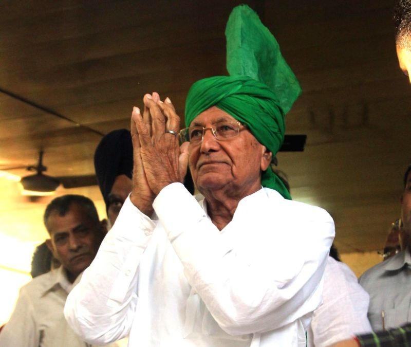 Indian National Lok Dal (INLD) leader Om Prakash Chautala. (IANS File Photo)