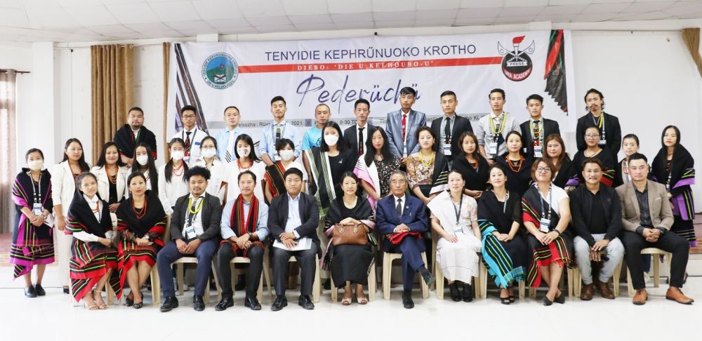 Attendees of the TKK’s seminar on the theme ‘Die U kelhoubo-u’ (Language Our Identity) held at AMK Building, Kohima on September 25. (Photo Courtesy: TKK)