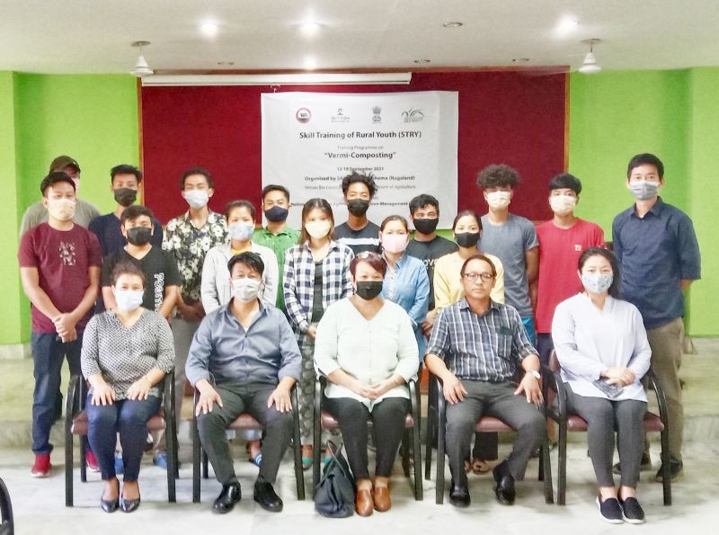 Director SAMETI & Principal IETC Dr Watimongla Jamir with resource persons and officials during inaugural programme on September 13. (Photo Courtesy: SAMETI)