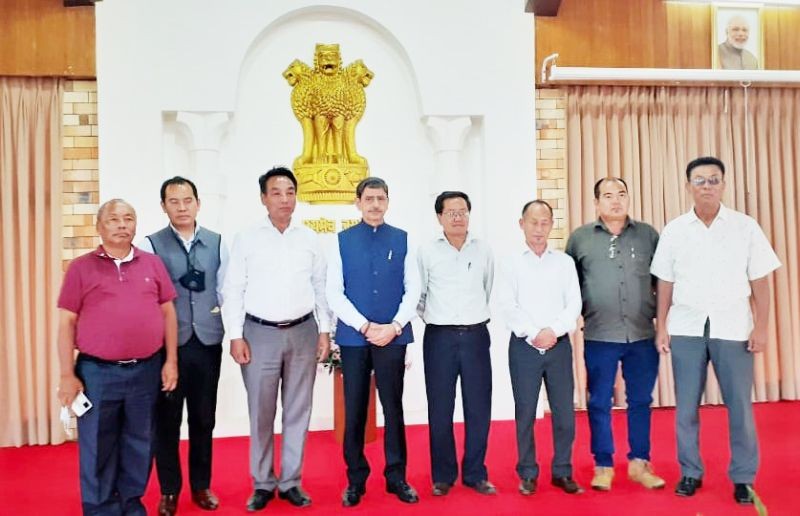 Nagaland Tribes Council members called on Governor RN Ravi at Raj Bhavan Kohima on September 13.