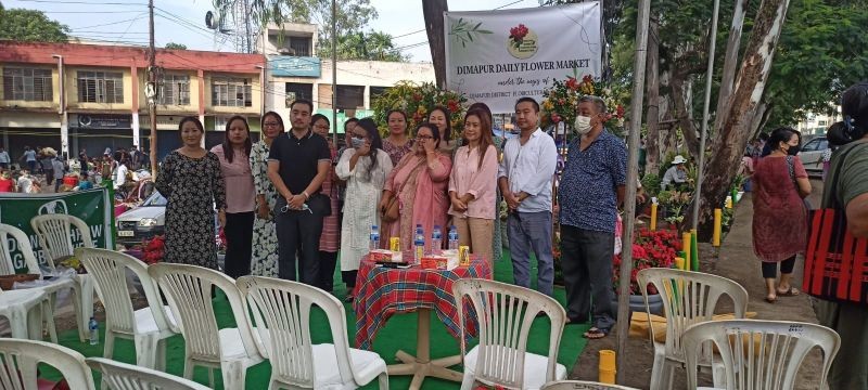 A daily flower market under the aegis of Dimapur District Floricultural Association was inaugurated at the Supermarket on September 1. (Photo Courtesy: DDFA)
