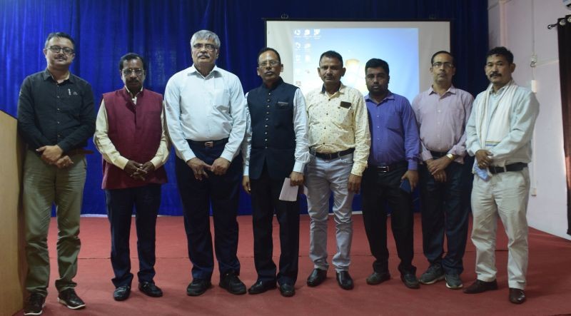 Officials and guest on the second day of the ICFAI University Nagaland orientation programme held on September 28. (Photo Courtesy: IUN)