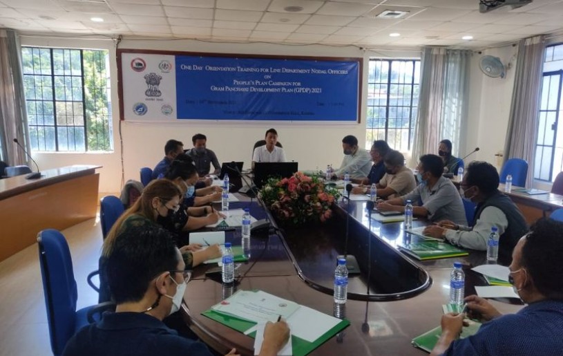 The RD Department conducted an orientation training on Gram Panchayat Development Plan 2021 on September 10.
