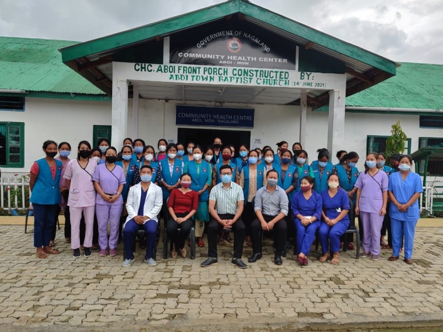 Block level workshop for Measles Rubella- Acute Flaccid Paralysis (MR-AFP) surveillance and routine immunization workshop for MR-AFP Surveillance and Routine Immunization was held covering all the blocks under Mon District starting from August 24 to September 1. RRT (WHO) Dr Mero worked round the clock in facilitating the training to the health workers travelling each block. (Photo Courtesy: NHM Mon)