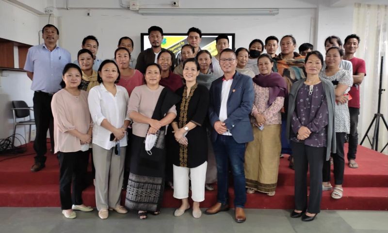 Capacity building programme was conducted for the non-teaching staff of Kohima College with Colo Mero, Director, Life Ministries as guest speaker. (Photo Courtesy: Kohima College)