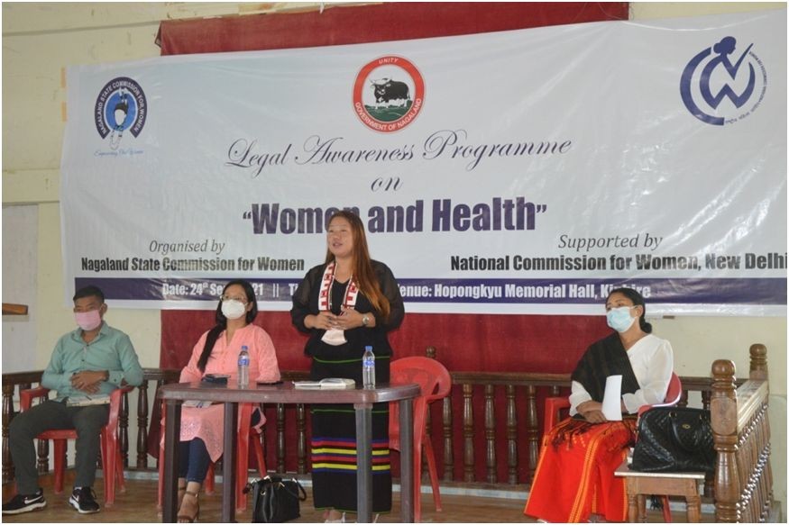 A legal awareness programme on women and health was held in Kiphire on September 24.