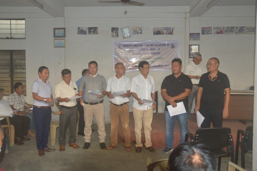 The Tenyimi Union Dimapur (TUD) held its general meeting cum installation of new office bearers on September 25 at Western Chakhesang Hoho building, near Chakhesang Baptist Church building in Dimapur.