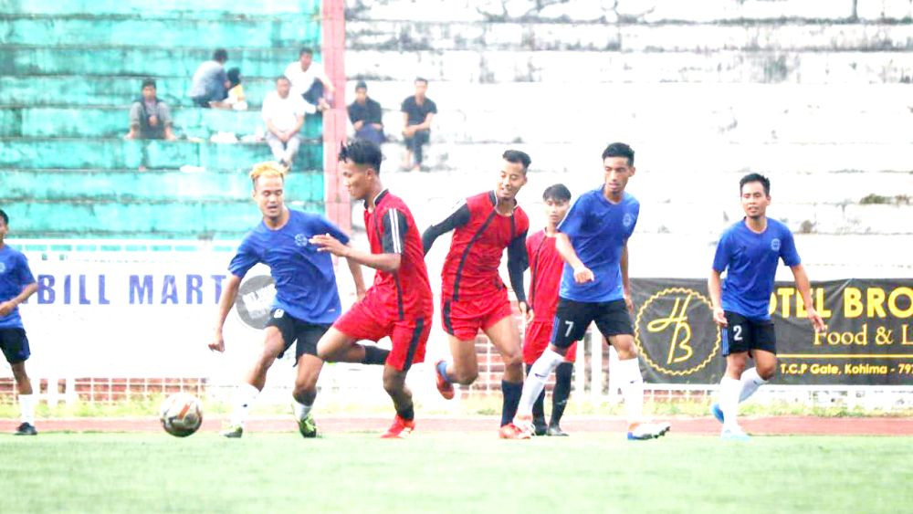 A match between Puliebadze Club and Dynamic FC on October 19.