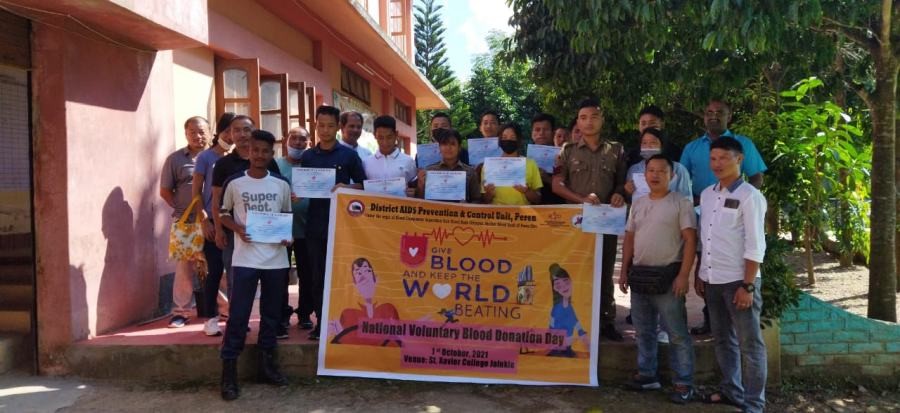 Blood donors who took part in the donation drive on October 1.