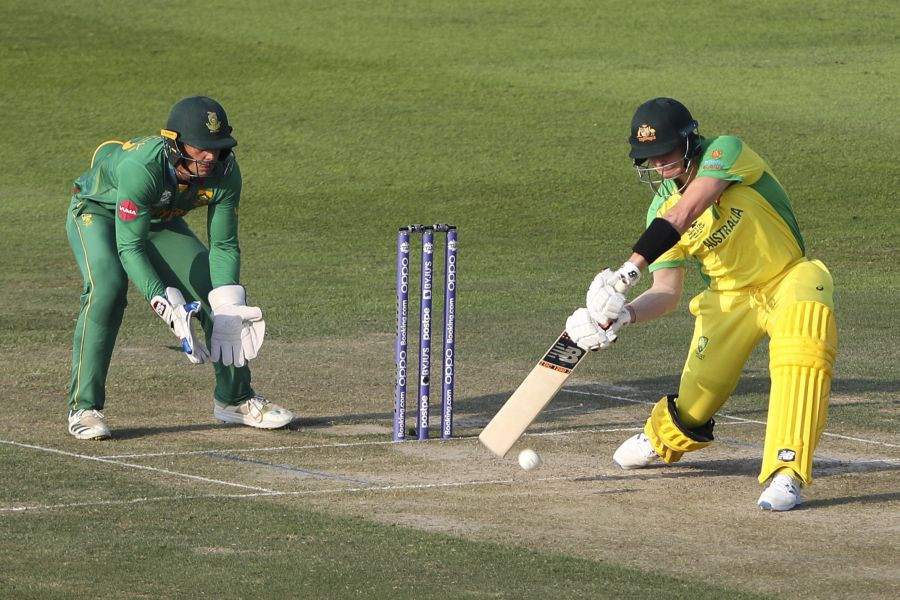 Abu Dhabi: Australia's Steven Smith bats during the Cricket Twenty20 World Cup match between South Africa and Australia in Abu Dhabi, UAE, Saturday, Oct. 23, 2021. AP/PTI(