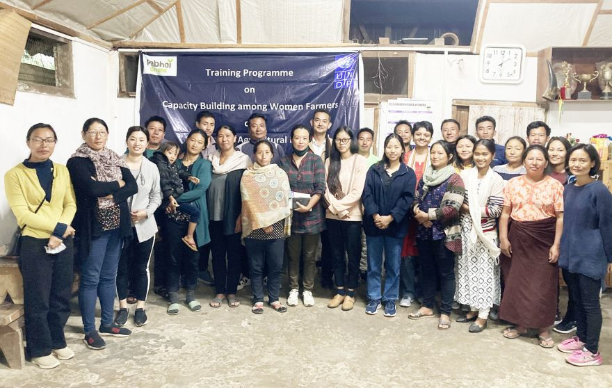A training programme initiated by Pabhoi Greens in collaboration with United Nations Development Programme is underway at Khonoma village from October 30.