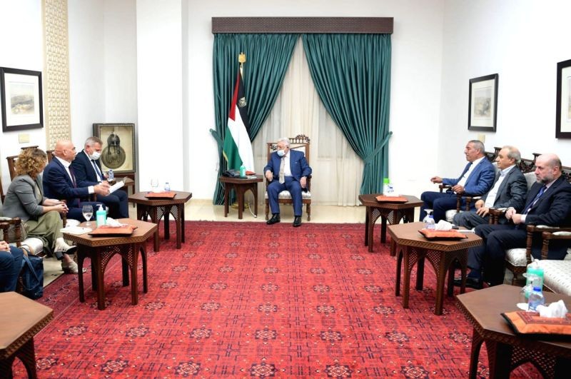 Palestinian Prez says ready for peace process with Israel. (IANS Photo)