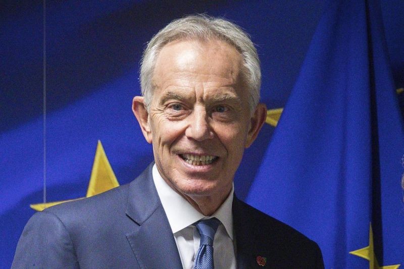 Former British Prime Minister Tony Blair is shown ahead of a meeting at the EU Charlemagne building in Brussels, in this Wednesday, Nov. 6, 2019, file photo. Hundreds of world leaders, powerful politicians, billionaires, celebrities, religious leaders and drug dealers have been stashing away their investments in mansions, exclusive beachfront property, yachts and other assets for the past quarter century, according to a review of nearly 12 million files obtained from 14 different firms located around the world. The report released Sunday, Oct. 3, 2021, by the International Consortium of Investigative Journalists involved 600 journalists from 150 media outlets in 117 countries. Former British Prime Minister Tony Blair is one of 330 current and former politicians identified as beneficiaries of the secret accounts. (AP File Photo)