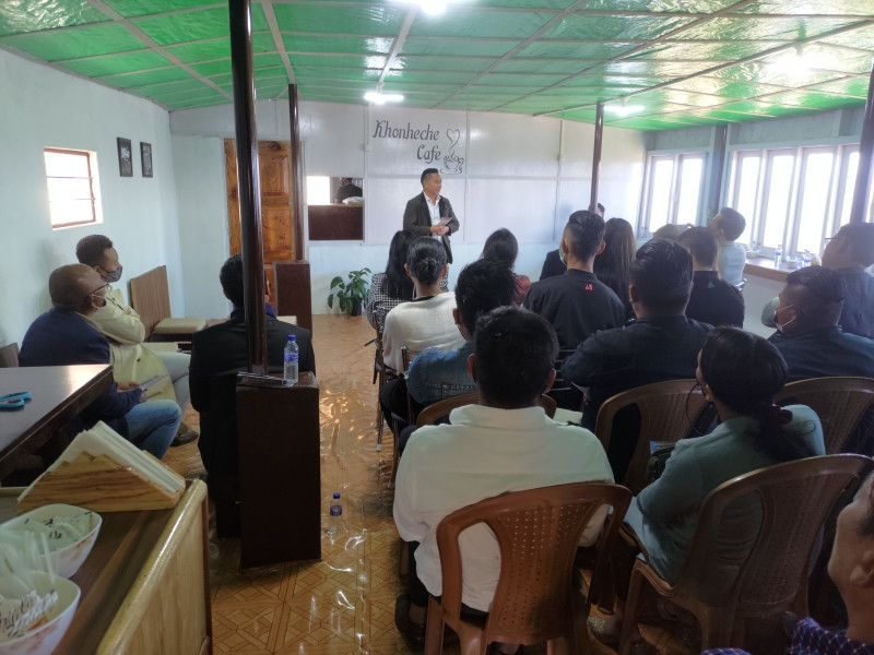 Land Resources Department inaugurated Khonheche Cafe with Peter Lichamo, DC Zunheboto as the chief guest on November 17.