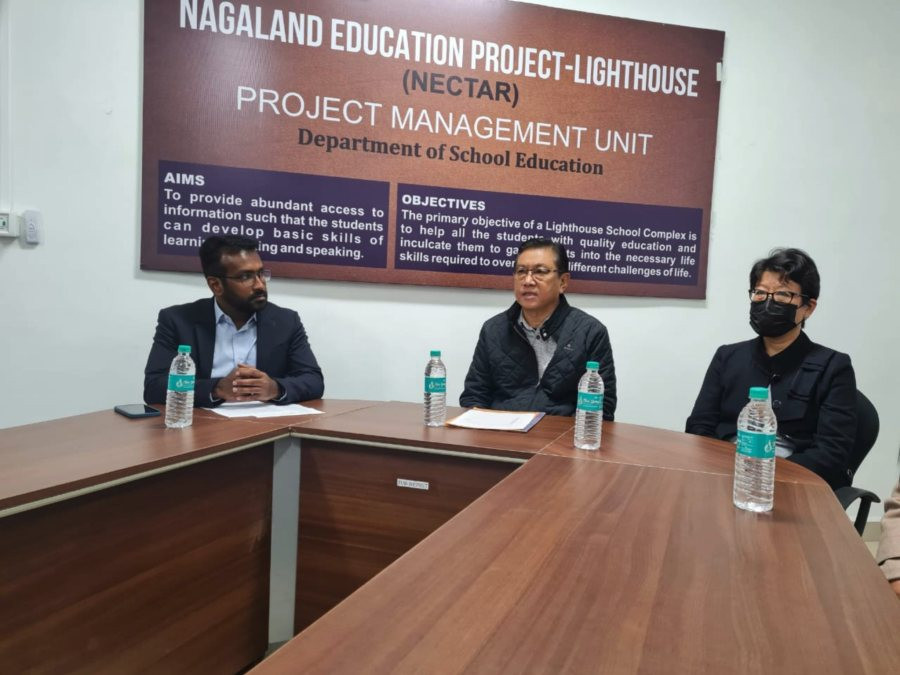 School Education Advisor, KT Sukhalu, IAS (Retd) virtually launched the Nagaland Education Management & Information System developed by the Department of School Education and the E-Classroom Program.