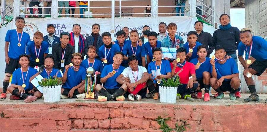 Oziepik FC won the Tuensang District Football Association Cup held at Parade Ground, Tuensang. (Morung Photo)