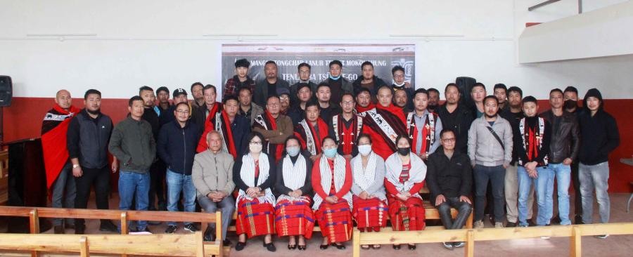 MLTM members along with members from Mangmetong Senso Telongjem Mokokchung Unit, Mangmetongtsur Telongjem Mokokchung and Mangmetong Students’s Union Mokokchung Unit at Telongjem Ki on January 22.