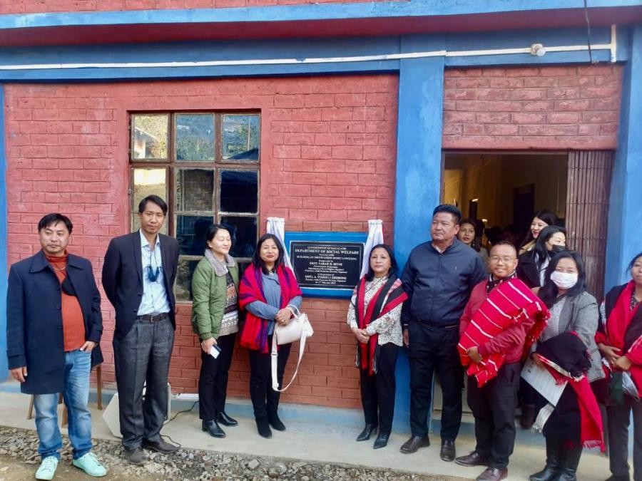 Newly constructed Government Observation Home, Longleng, at Bahok ward inaugurated by Sara R Ritse on February 17. (DIPR Photo)