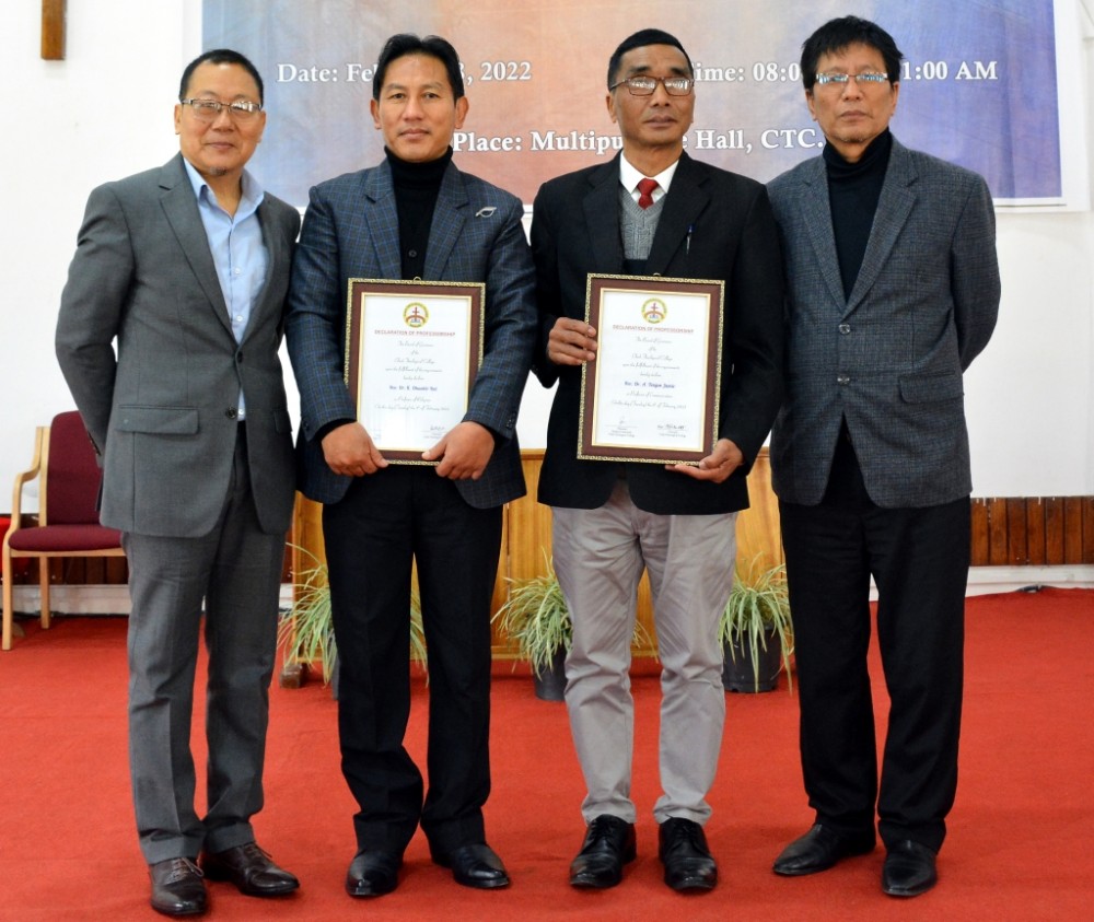 Sashikaba, Prof Dhanbir Rai, Prof Temjen Jamir and Prof Imsutoshi Jamir