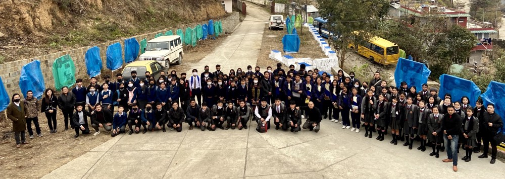 Participants of the day two event of Festival of Science & Technology in Kohima on February 23.