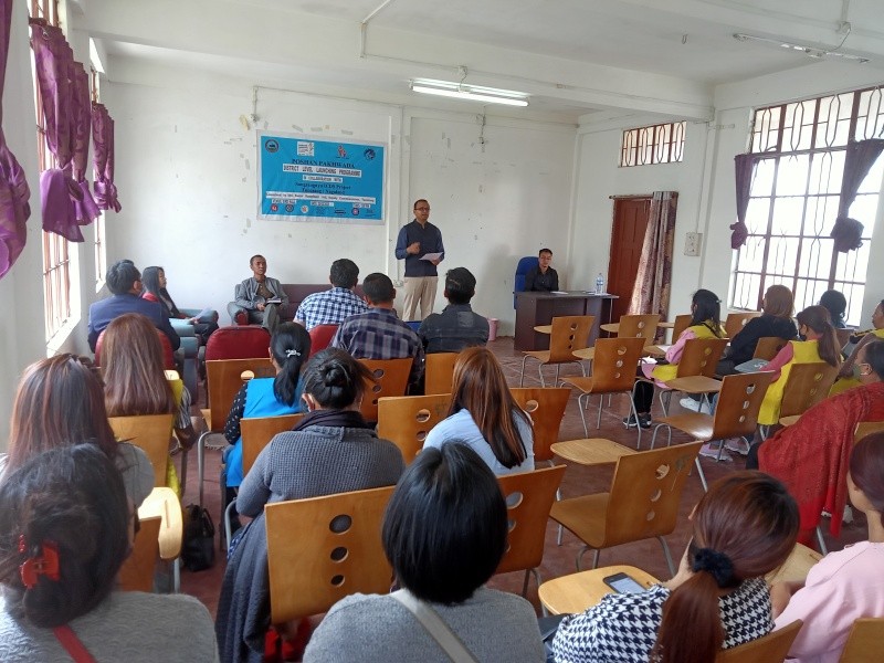 Launching programme of Poshan Maah 2022 in collaboration with Sangsangyu ICDS project held at SIRD Hall in Tuensang on March 25. (Morung Photo)