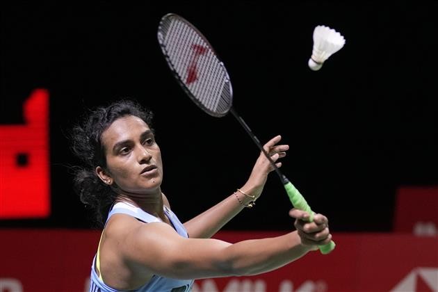 P V Sindhu in action. AP/PTI file