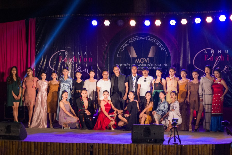 Attendees of the 1st Annual Fashion cum Graduation Day of V Institute of Fashion Designing Cutting and Tailoring held at the Nagaland Bamboo Resource Centre Chümoukedima on March 19.