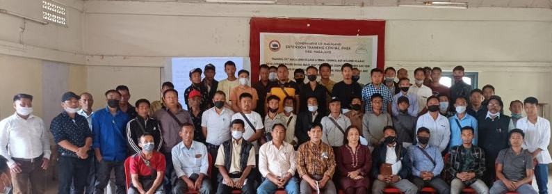 Training for VCC and VDB of five RD Blocks under Kiphire district was held at Hoponkyu Memorial Hall, Kiphire town on April 22. (Morung Photo)