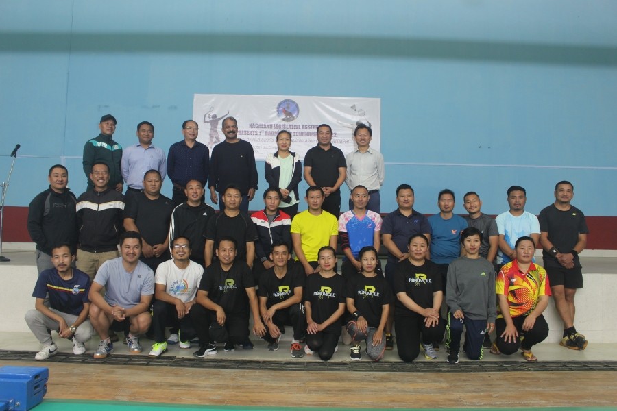 1st All NLAS badminton tournament was held at the Multi-Purpose Hall, NLA on April 23.