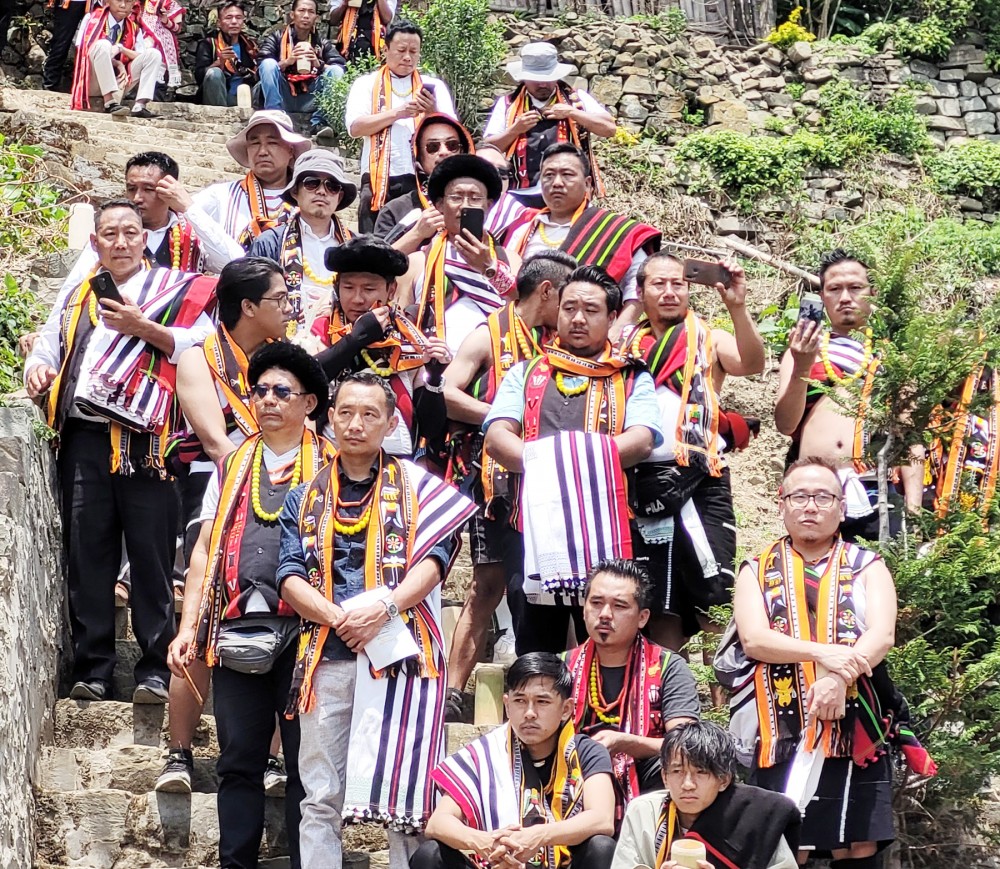 The grand celebration of 100 years friendship between Lhisemia of Kohima village and Pfutseromi village was held on April 27 at Pfutseromi village in Phek district under the theme “Reviving and reaffirming the age old century friendship.” (Morung Photo)