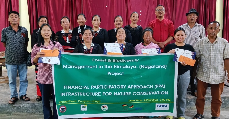 The second contest on Financial Participatory Approach (FPA) under the theme ‘Infrastructure for Nature Conservation’ was held at Punglwa village on May 25. It was organised by NEPED for KfW Project.