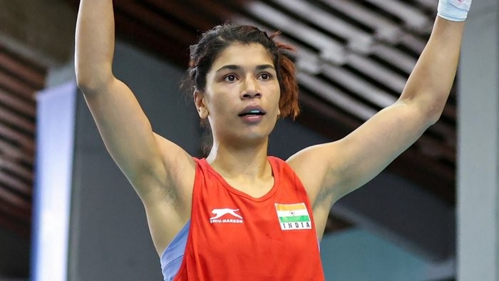 Indian boxer Nikhat Zareen. Credit: PTI File Photo